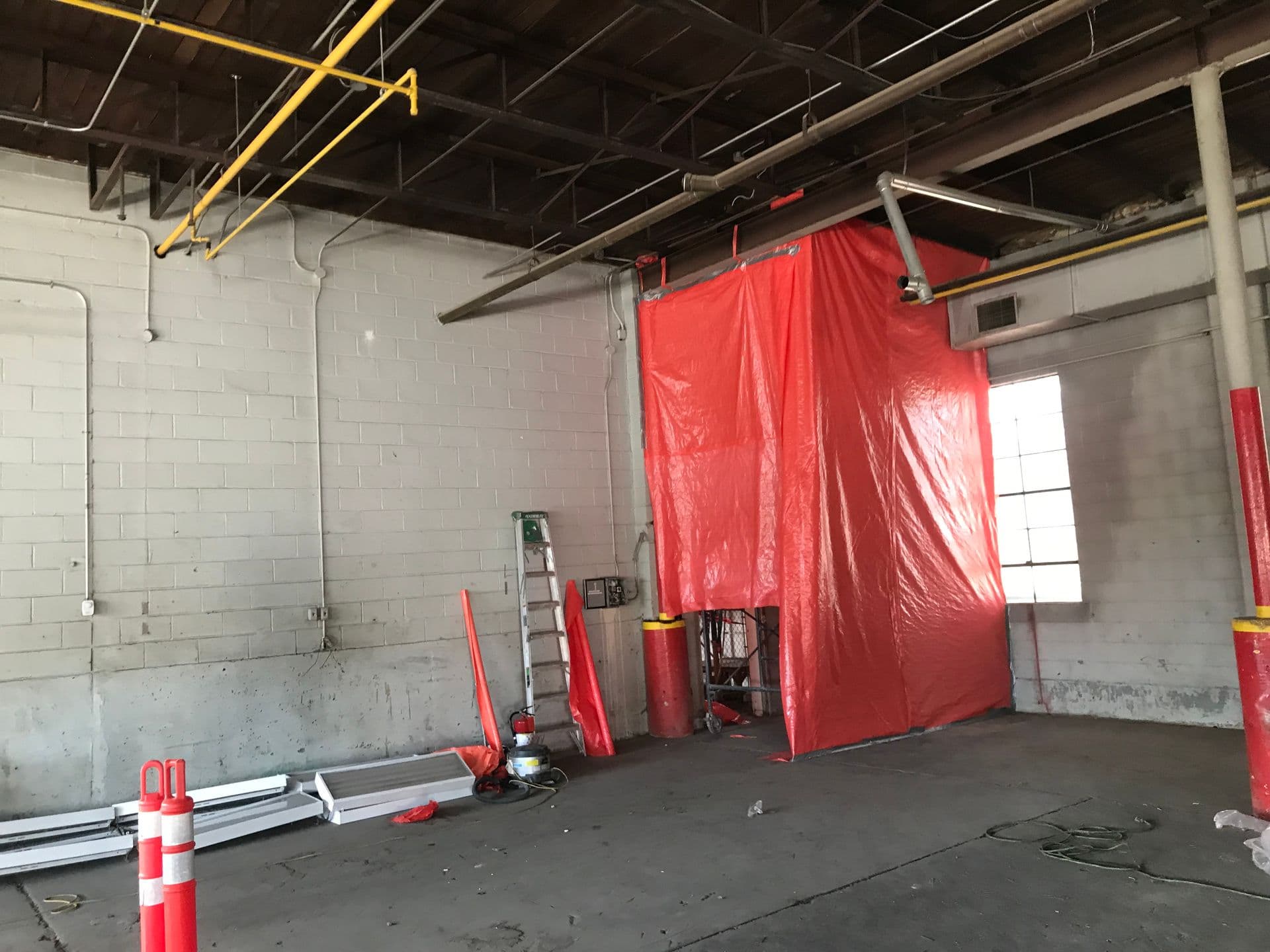 Building permits work by Aztec Group on a Calgary job site